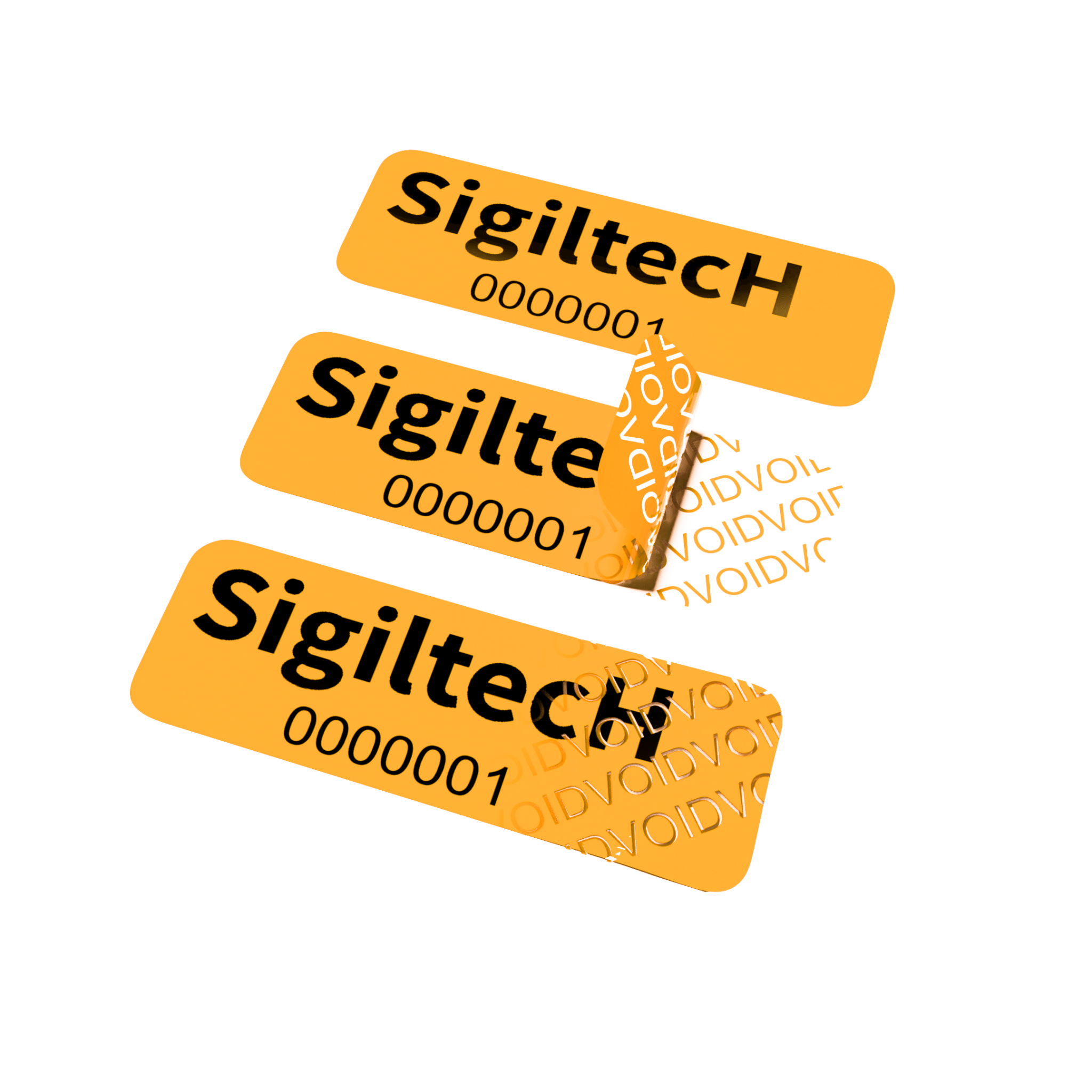 Etichette Rimovibili Sigilli Di Sicurezza In Plastica Gialli - 100 Pezzi Con Numerazione, Per Trasporti, Magazzino E Logistica Sigilli Antimanomissione