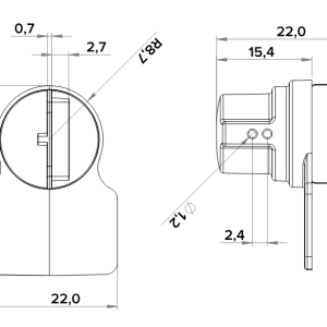 Twisteiro disegno tecnico